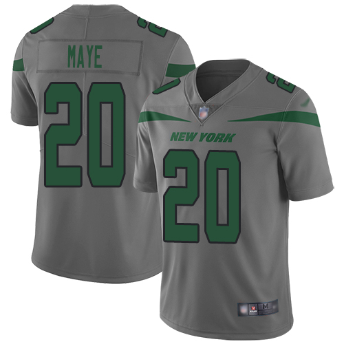New York Jets Limited Gray Men Marcus Maye Jersey NFL Football #20 Inverted Legend